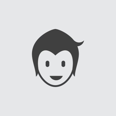 Kadın saç modeli simge tasarlamak