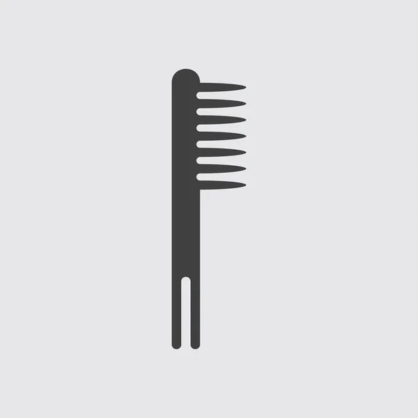 Illustration icône brosse à cheveux — Image vectorielle