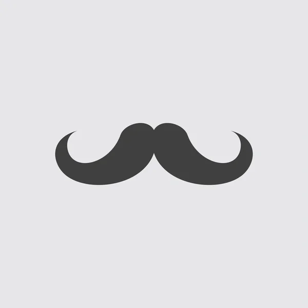Ilustración del icono del bigote — Vector de stock