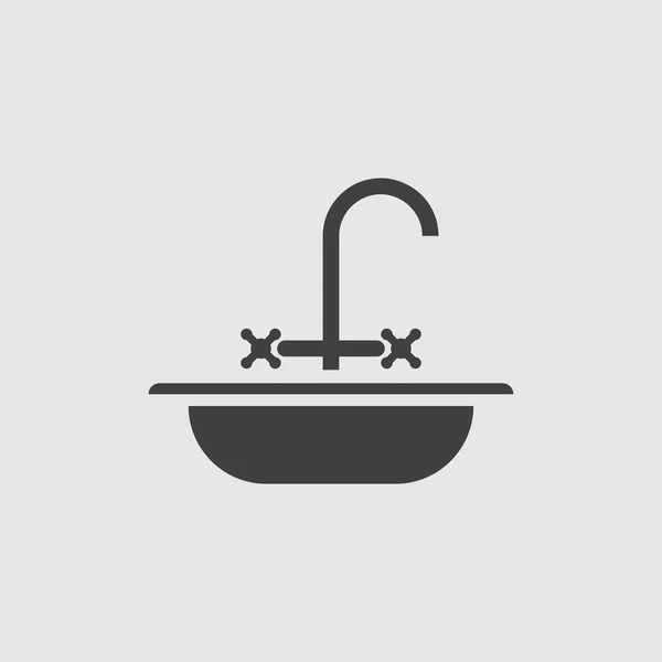 Sink icon illustration — Stock Vector