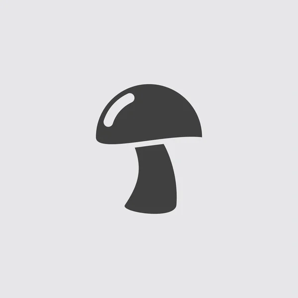 Mushroom icon illustration — Stock Vector