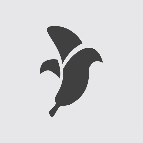 Ilustrasi ikon pisang - Stok Vektor
