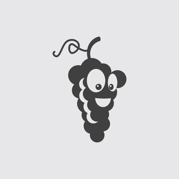Winogron ikona ilustracja — Wektor stockowy