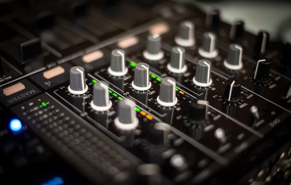 DJ mixer-afstandsbediening — Stockfoto