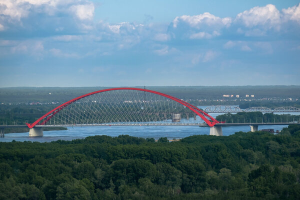 Мост в Новосибирске
