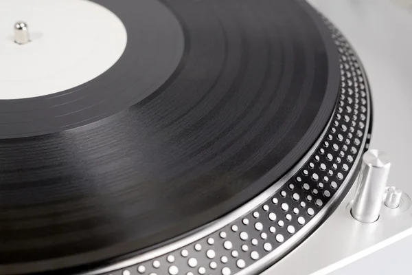 Vinyl record on the player — Stock Photo, Image