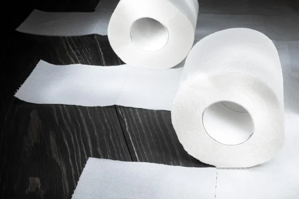 Rolls of toilet paper