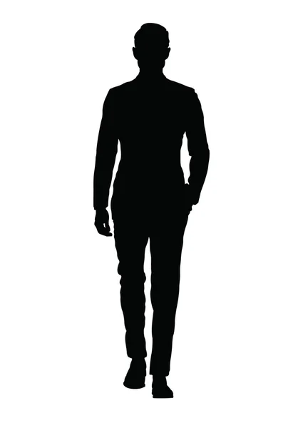 Hombre de chaqueta — Vector de stock