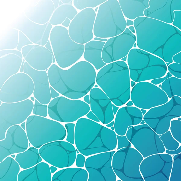 Simple Pattern Foam Blue Background — Stock Vector