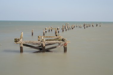 Swanage eski iskelede 