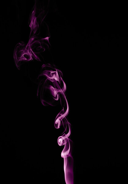 Capturing the smoke from an incense stick and changing the colours