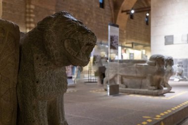 Trkiye, Ankara 'nın başkenti, Medeniyetler Müzesi' ndeki eserler, eserler, eserler ve heykeller.