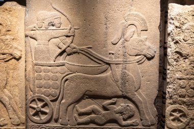 Trkiye, Ankara 'nın başkenti, Medeniyetler Müzesi' ndeki eserler, eserler, eserler ve heykeller.