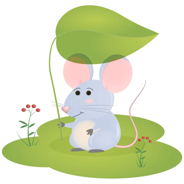 Ratoncitos de dibujos animados — Vector de stock