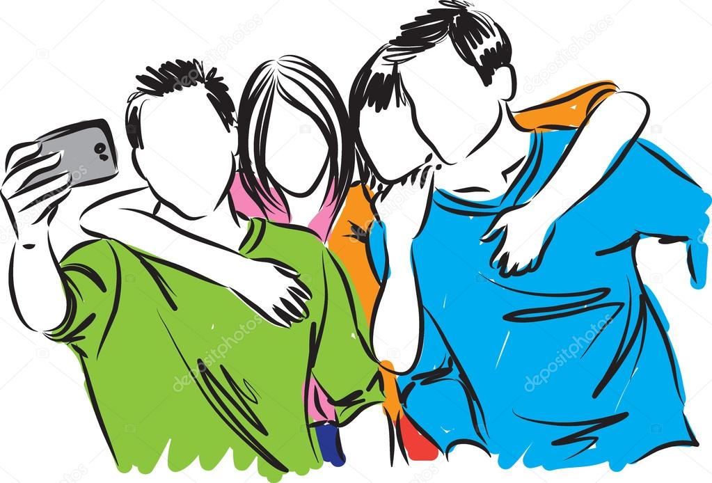 Group Of Friends Clip Art