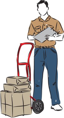 teslimat adam illüstrasyon (2)