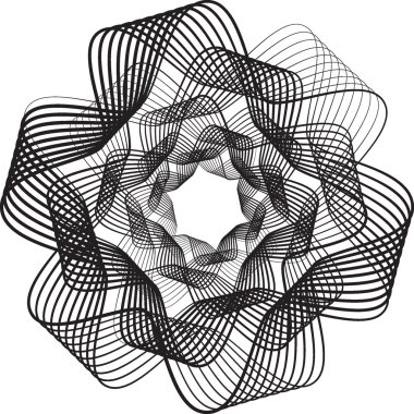  Dalga illüstrasyon çiçek doku