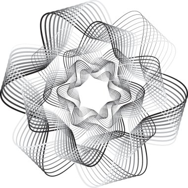 Dalga illüstrasyon çiçek doku beyaz arka