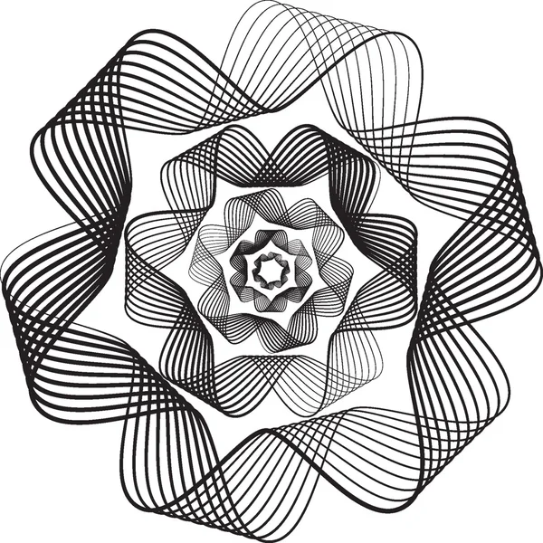 Dalga illüstrasyon fırçalar siyah ve beyaz