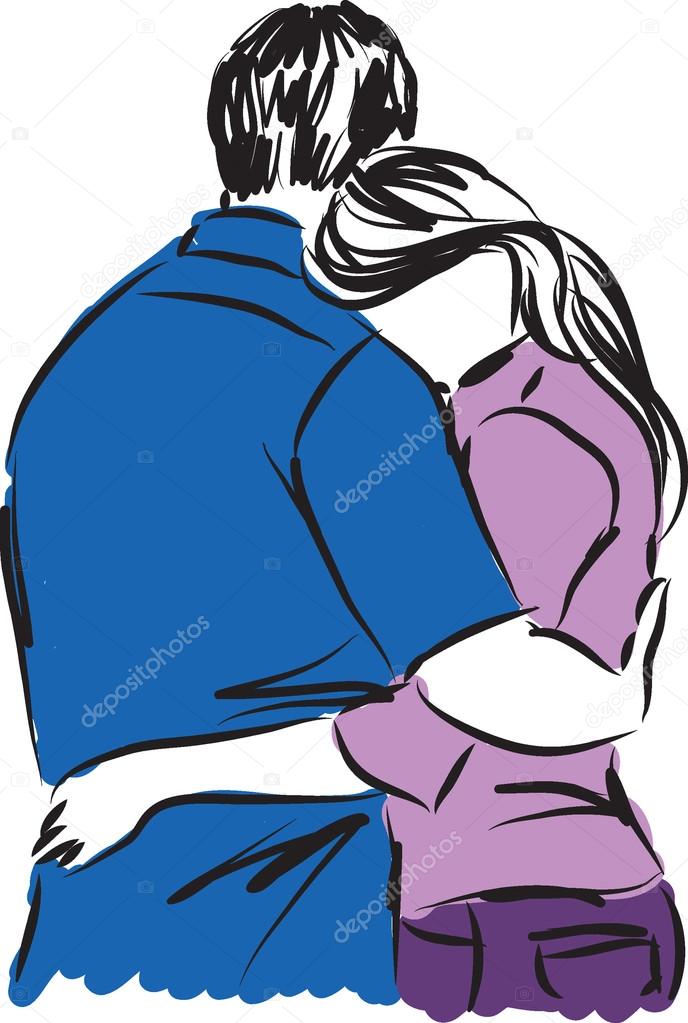 Cartoon people hugging Vector Art Stock Images | Depositphotos Cartoon people hugging Vector Art Stock Images | Depositphotos