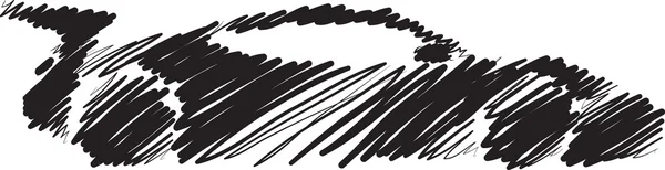 Yarış fırça tarzı resimde siyah — Stok Vektör