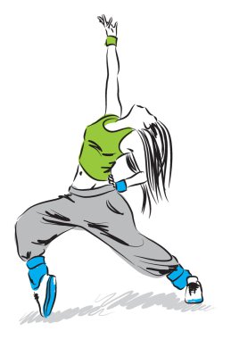 Hip Hop dans illüstrasyon copie