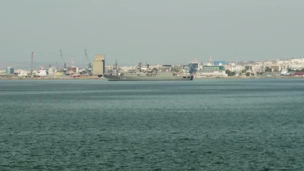 Navire Guerre Grec Hydra Mer Bateau Amiral Classe Hydra Marine — Video