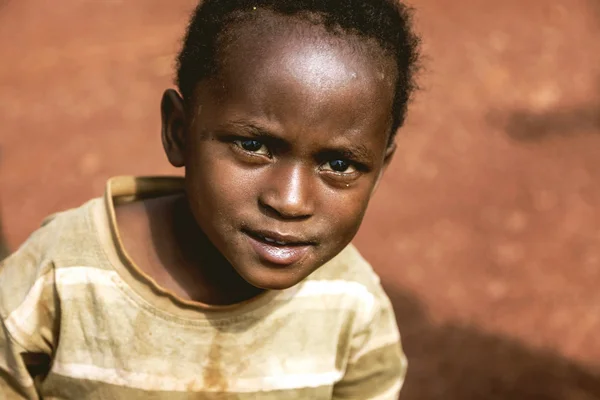 O rapazinho africano . — Fotografia de Stock