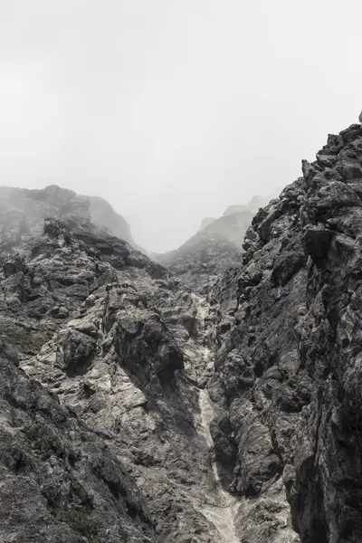 Kletterroute am Berg — Stockfoto