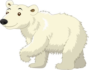 Beyaz Polar Bear çizgi film
