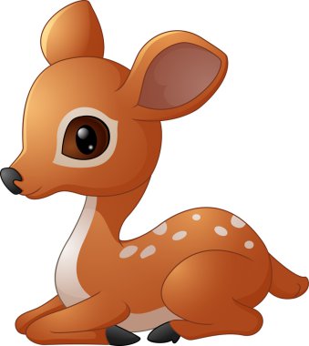 Fare geyik illüstrasyon karikatür