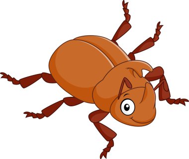 Keskin boynuz ile beetle