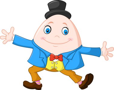 Humpty Dumpty cartoon clipart