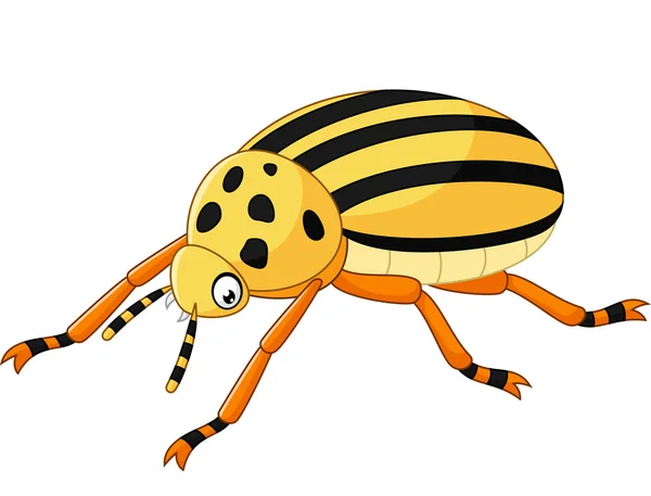 Cartoon Beetle posant — Image vectorielle