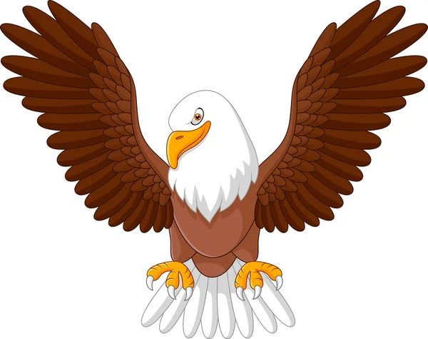 Мультяшный орлан — стоковый вектор