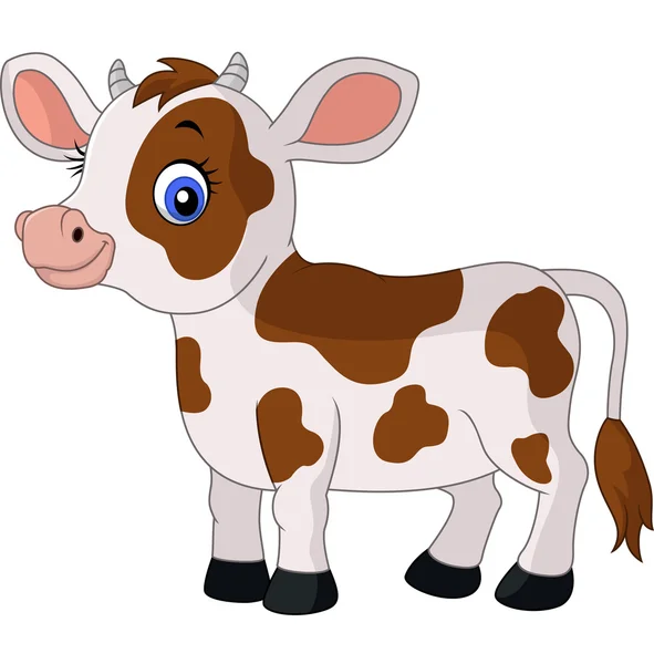 Bonne vache dessin animé — Image vectorielle