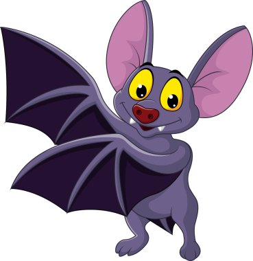 karikatür sallayarak bat