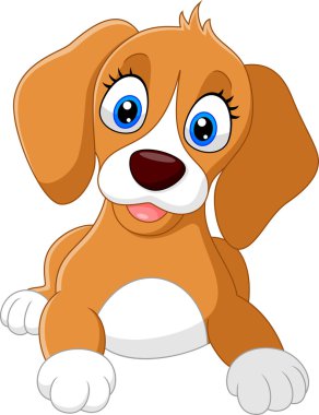 Tatlı köpek çizgi filmi.