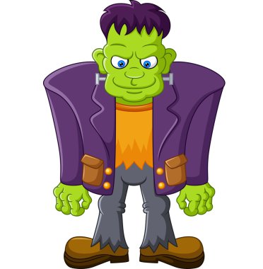 Cartoon Frankenstein Character clipart