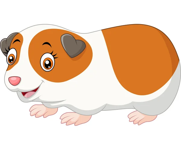 Kartun hamster yang lucu - Stok Vektor