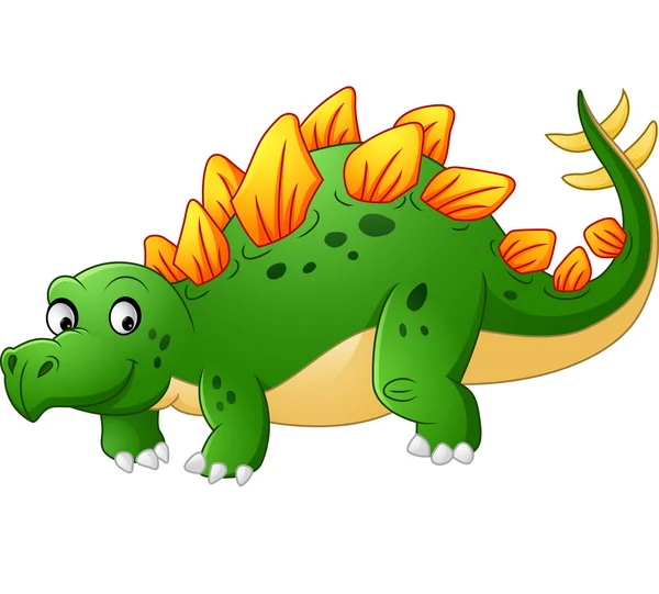 Desenho animado bonito do stegosaurus —  Vetores de Stock