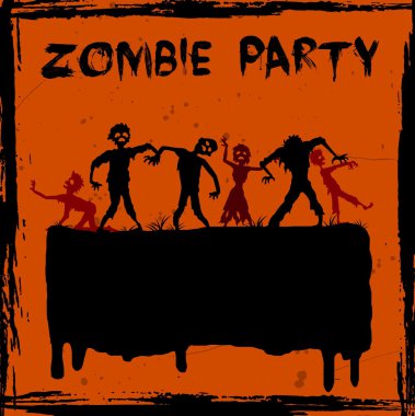 Zombi parti arka plan