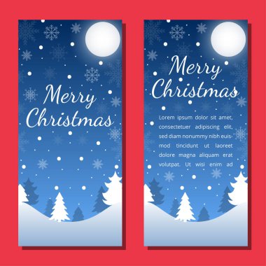 Noel arkaplan şablonları. Vektör tasarım elemanı. Broşür seti, poster şablonları. Vektör illüstrasyonu