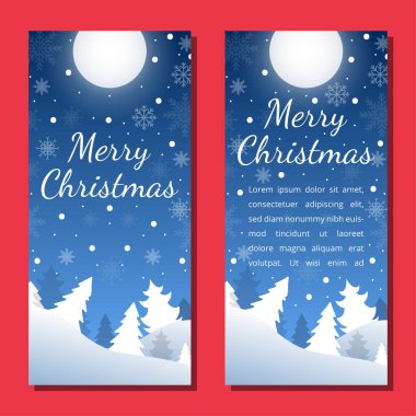 Noel arkaplan şablonları. Vektör tasarım elemanı. Broşür seti, poster şablonları. Vektör illüstrasyonu