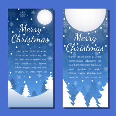 Noel arkaplan şablonları. Vektör tasarım elemanı. Broşür seti, poster şablonları. Vektör illüstrasyonu