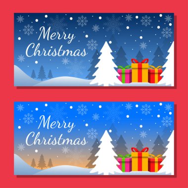 Noel arkaplan şablonları. Vektör tasarım elemanı. Broşür seti, poster şablonları. Vektör illüstrasyonu