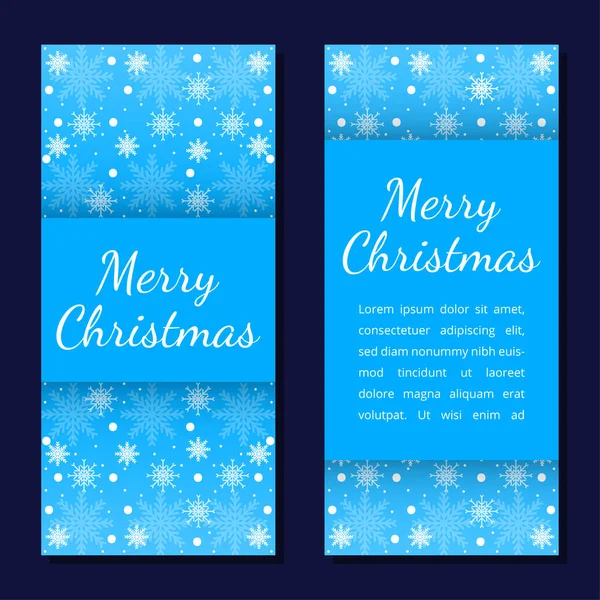Noel Arkaplan Şablonları Vektör Tasarım Elemanı Broşür Seti Poster Şablonları — Stok Vektör