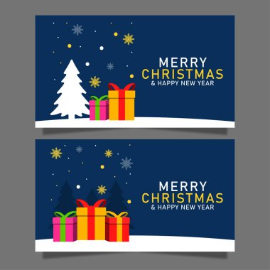 Noel arkaplan şablonları. Vektör tasarım elemanı. Broşür seti, poster şablonları. Vektör illüstrasyonu