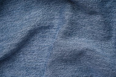 Kot pantolon, kot pantolon. Üst görünüm, metin için yer.