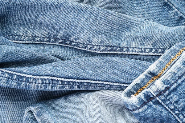 Patrón Mezclilla Fondo Vaquero Azul Textura Clásica Jeans — Foto de Stock